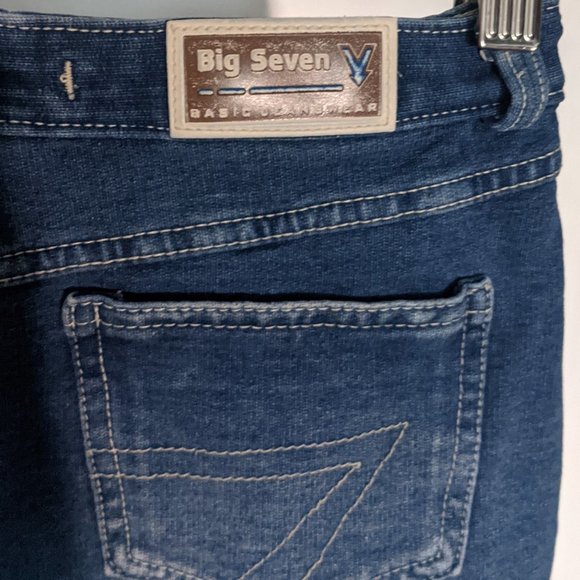 Big Seven soft denim style micro mini - Picture 2 of 3